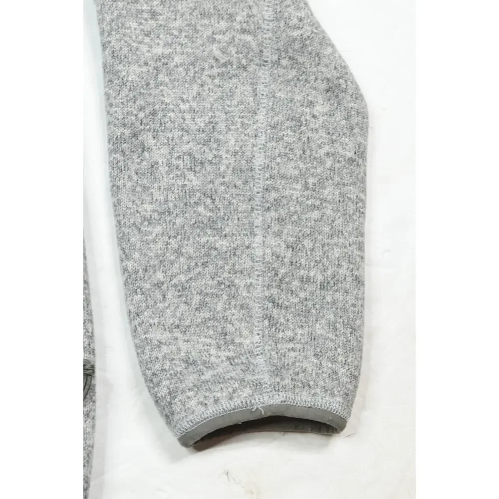 J.Crew Nordic Polartec Full-Zip Fleece Jacket Mens Large Gray Long Sleeve